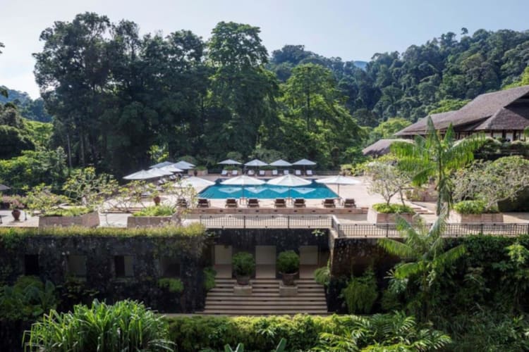 Pool and grounds